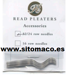 Agujas  maquina punto smock READ PLEATERSAM